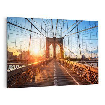 Obraz na płótnie 70x50 - Mosty Manhattanu - most, Nowy Jork