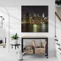 Obraz na płótnie 30x30 - Nowy Jork nocą - New York, Nowy