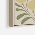 Obraz w ramie 80x120 - Uspokojenie Wśród Roślin - nowoczesny plakat, roślinność - rama drewno