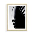 Plakat w ramie 50x70 - Awangarda w Kontraście - architektura, nowoczesne formy - rama drewno