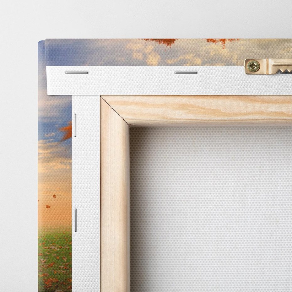 Obraz na płótnie 120x80 - Drzewo sercem natury - drzewo, serce