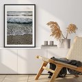 Plakat bez ramy 21x30 - Spokojna Plaża - plaża, żwirek