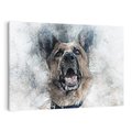 Obraz na płótnie 70x50 - Pies - wierny towarzysz - pies, sztuka