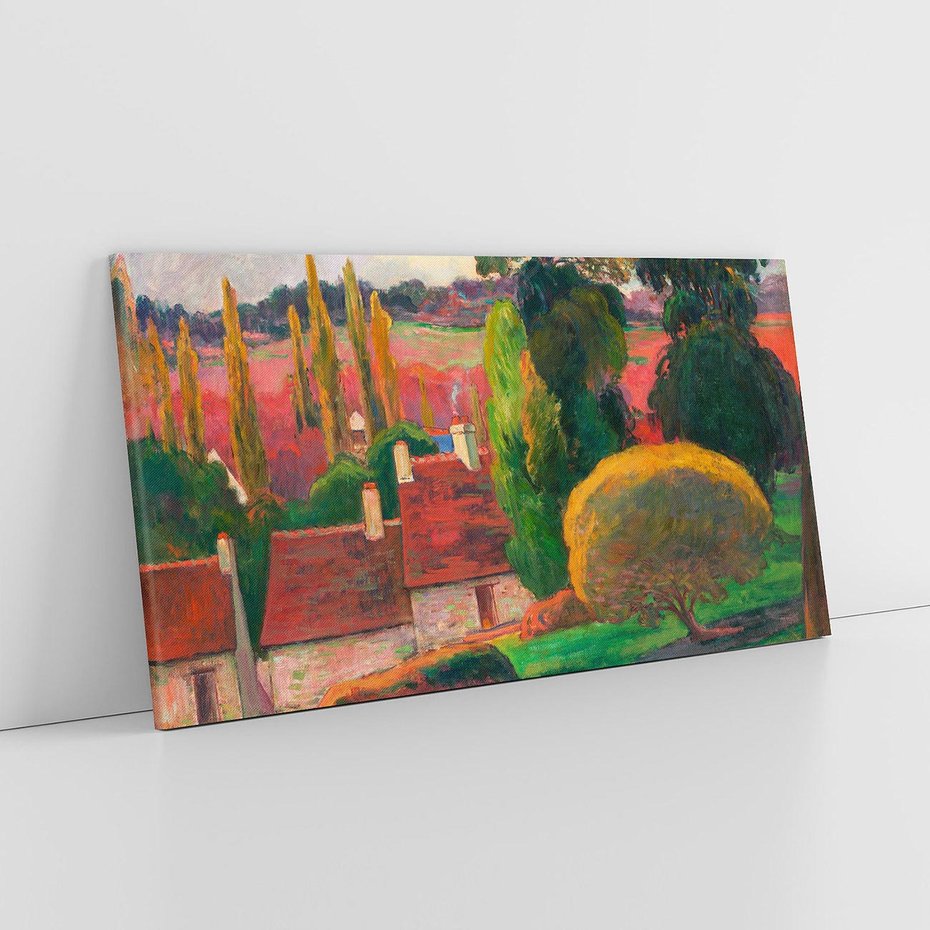 Obraz na płótnie 120x60 - Farma w Bretanii - Reprodukcja - reprodukcja, obraz na płótnie