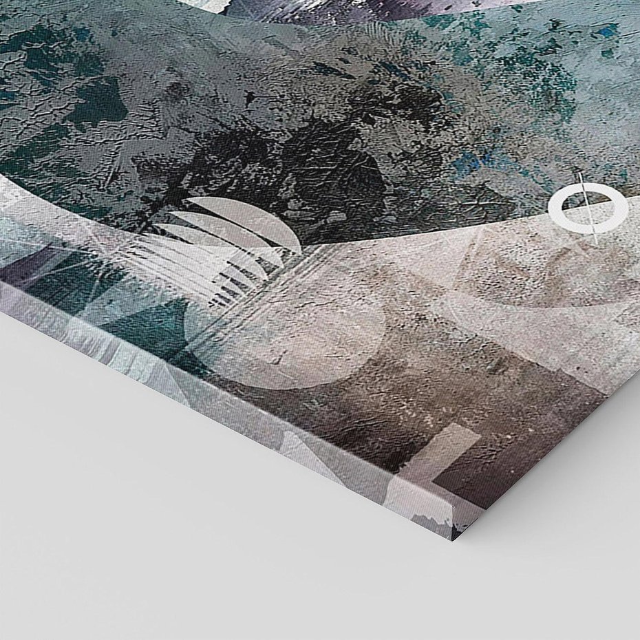 Obraz na płótnie 150x50 - Nocne opowieści w barwach - typografia, abstrakcja