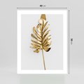 Plakat bez ramy 40x50 - Ponadczasowy Urok - złote, liście
