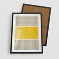 Plakat w ramie 50x70 - Geometryczna Harmonia - geometria, nowoczesny plakat - rama czarna
