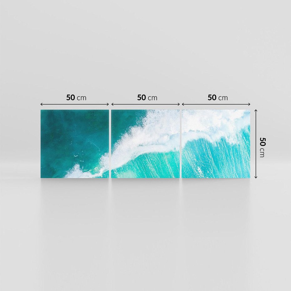 Obraz na płótnie 150x50 - Siła i Spokój - morze, ocean