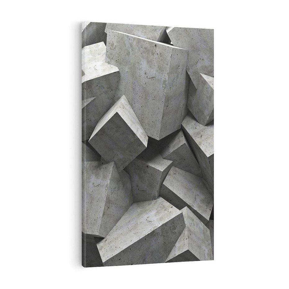 Obraz na płótnie 70x100 - Abstrakcja w Trzech Wymiarach - 3D, abstrakcja