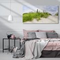 Obraz na płótnie 140x70 - Rajskie wydmy nad plażą - plaża, wydmy