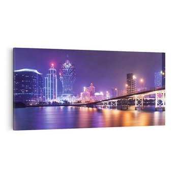 Obraz na płótnie 100x50 - Macau: Spotkanie dwóch światów - Macau, Hong