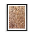 Plakat w ramie 50x70 - Mistrzowskie suche trawy - suche, trawy - rama czarna