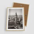 Plakat w ramie 50x70 - Magiczna esencja Londynu: Big Ben i miasto - Big Ben, Londyn - rama drewno