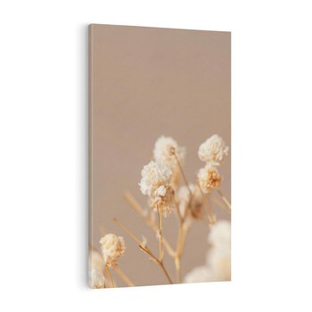 Obraz na płótnie 80x120 - Przezroczyste piękno - gipsówka, suche