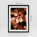 Plakat w ramie 30x40 - Jesienna Paleta - liście, jesień - rama czarna