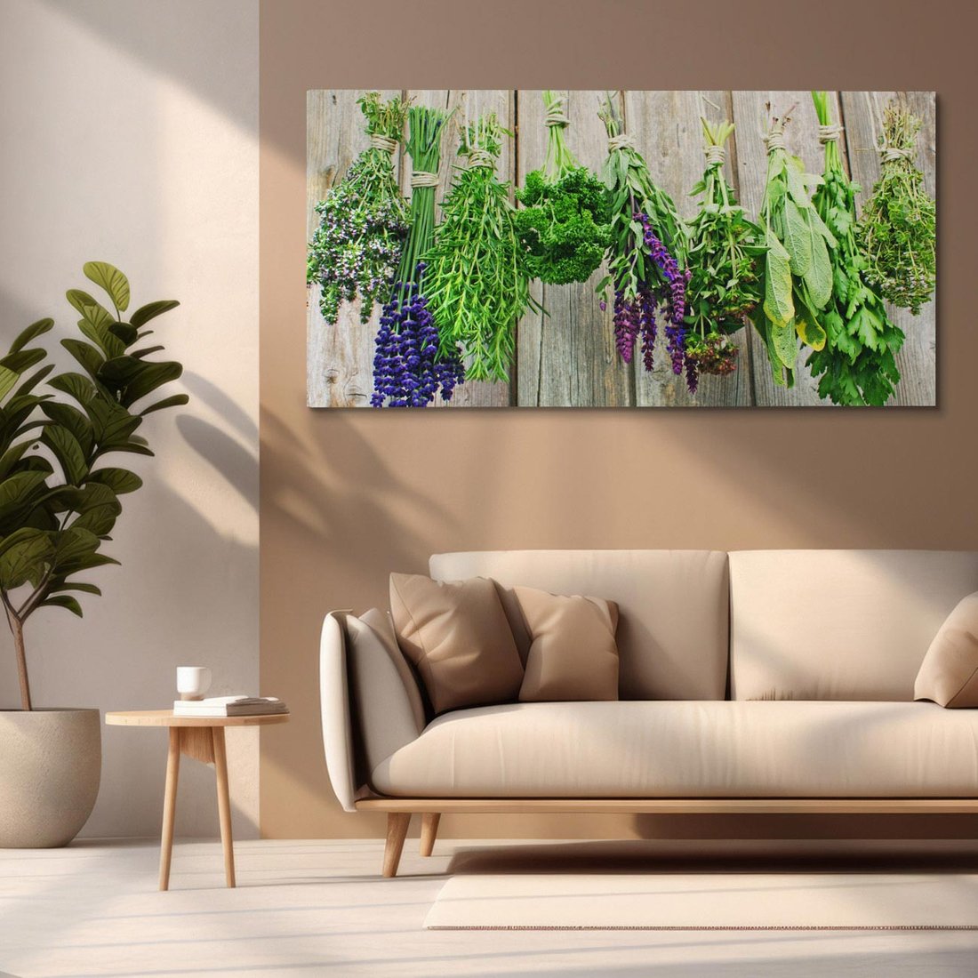 Obraz na płótnie 100x50 - Przyprawy Rośliny Fantazja - przyprawy, rośliny