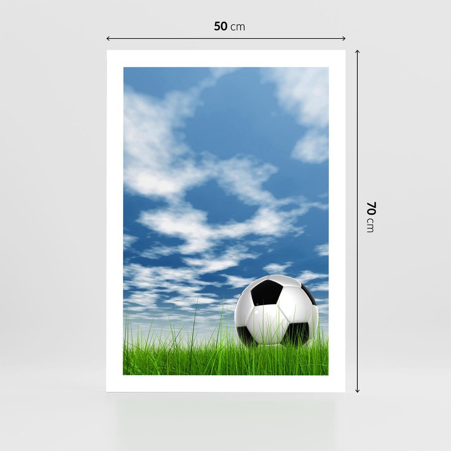 Plakat bez ramy 50x70 - Piłkarska Pasja - piłka, nożna