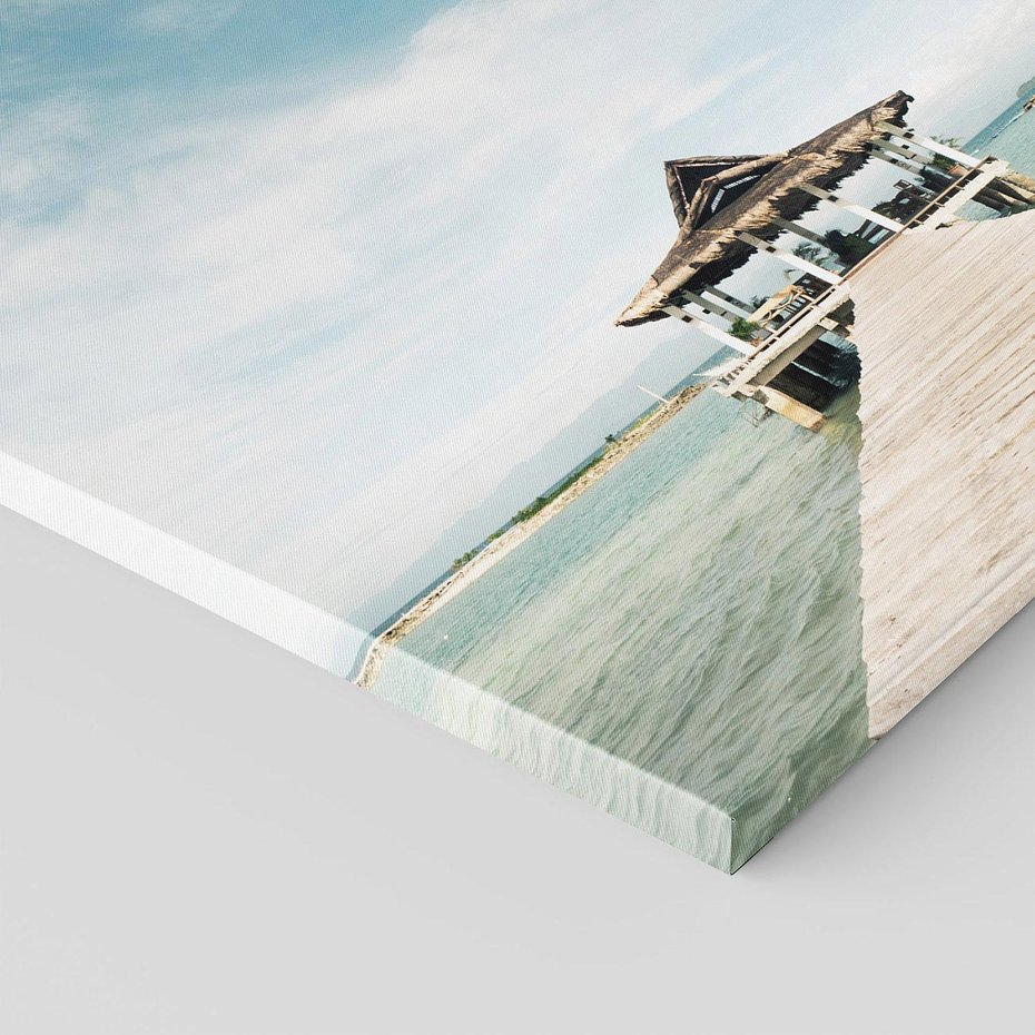 Obraz na płótnie 60x60 - Magia Morza i Piękno Plaży - Hawaje, morze