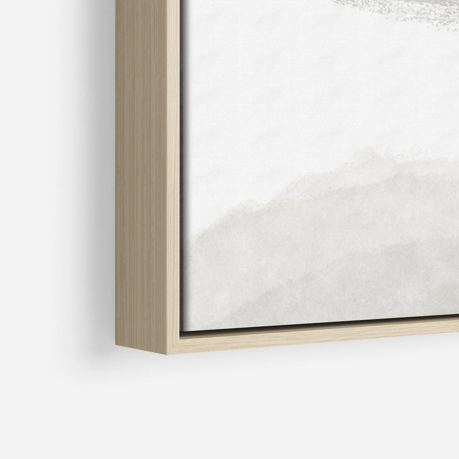 Obraz w ramie 50x50 - Impresje Energii - rozmyte cienie, abstrakcja - rama drewno