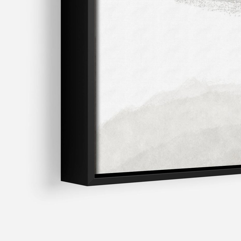 Obraz w ramie 50x50 - Impresje Energii - rozmyte cienie, abstrakcja - rama czarna