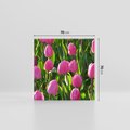 Obraz na płótnie 70x70 - Tulipanowa harmonia - tulipany, kwiaty