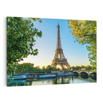 Obraz na płótnie 120x80 - Wieża Eiffla w blasku - Paryż, Francja