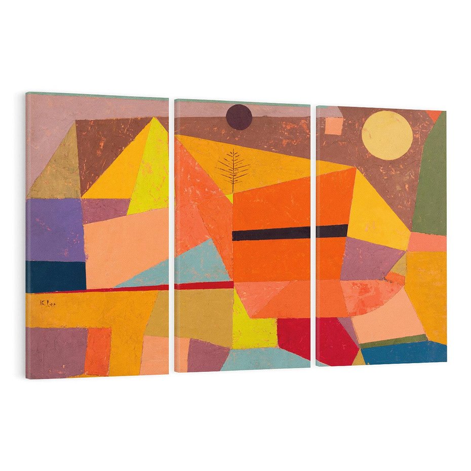 Obraz na płótnie 120x80 - Joyful Mountain Landscape 1929, Paul Klee - Reprodukcja - reprodukcja, obraz na płótnie