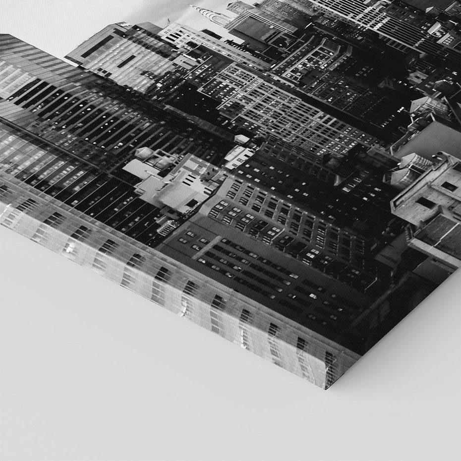Obraz na płótnie 100x70 - Wibracje Miejskiego Życia - miasto, wieżowce