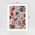 Plakat bez ramy 30x40 - Intrygujące Rozbicie - gemoetryczne kształty, mozaika