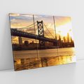 Obraz na płótnie 120x80 - Most w mieście - most, miasto