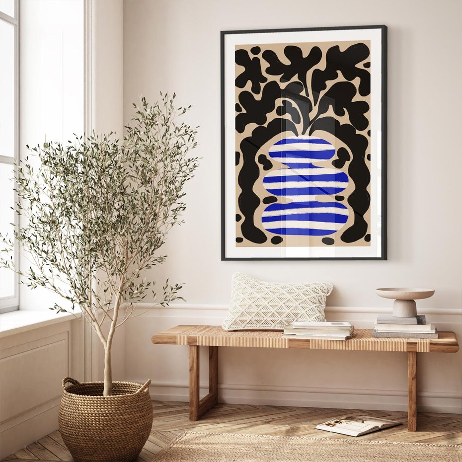 Plakat bez ramy 40x50 - Boho Wizje - abstrakcyjny plakat, ciekawe formy