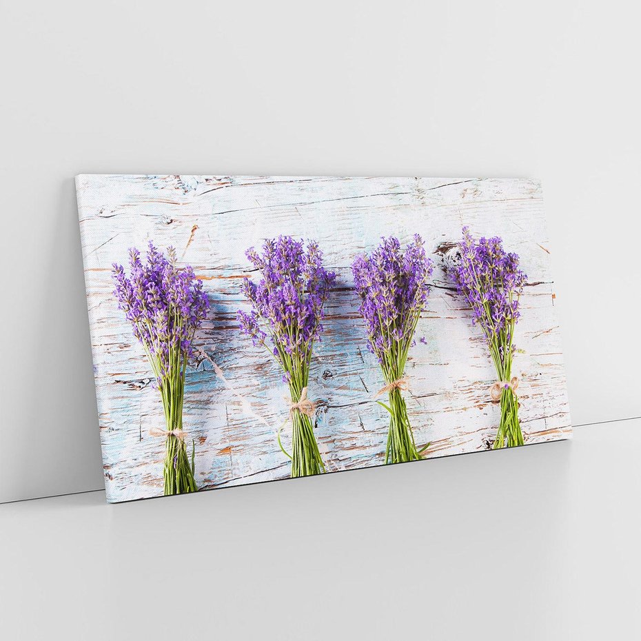 Obraz na płótnie 100x50 - Urok lawendowych pól - lawenda, kawiaty