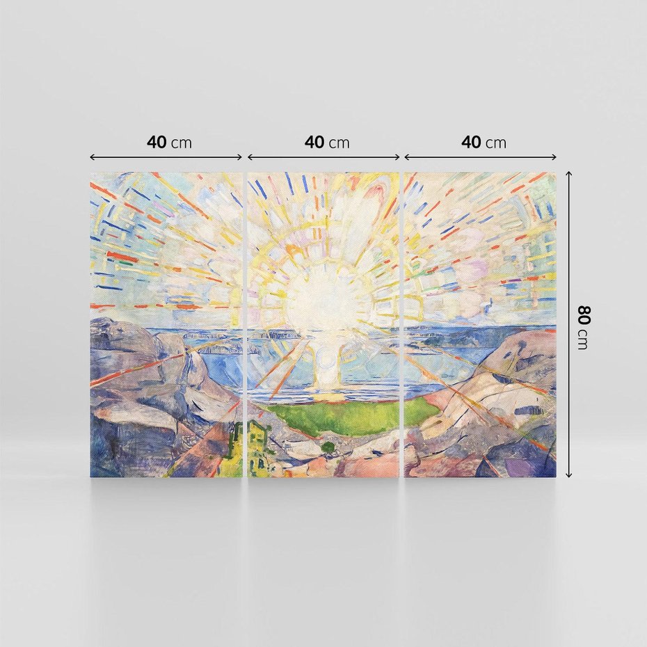 Obraz na płótnie 120x80 - "Solenintro" (1912-1913) Edvard Munch - Reprodukcja - reprodukcja, obraz na płótnie