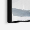 Obraz w ramie 50x70 - Błękitne wybrzeże - Santorini, Grecja - rama czarna