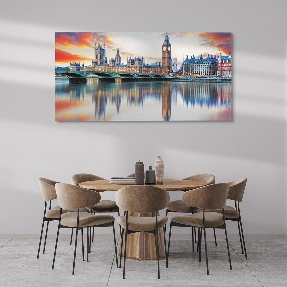 Obraz na płótnie 120x60 - ikona Big Benu - Londyn, Big Ben