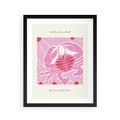 Plakat w ramie 40x50 - Rozświetlone Impresje - abstrakcyjny plakat, krab - rama czarna