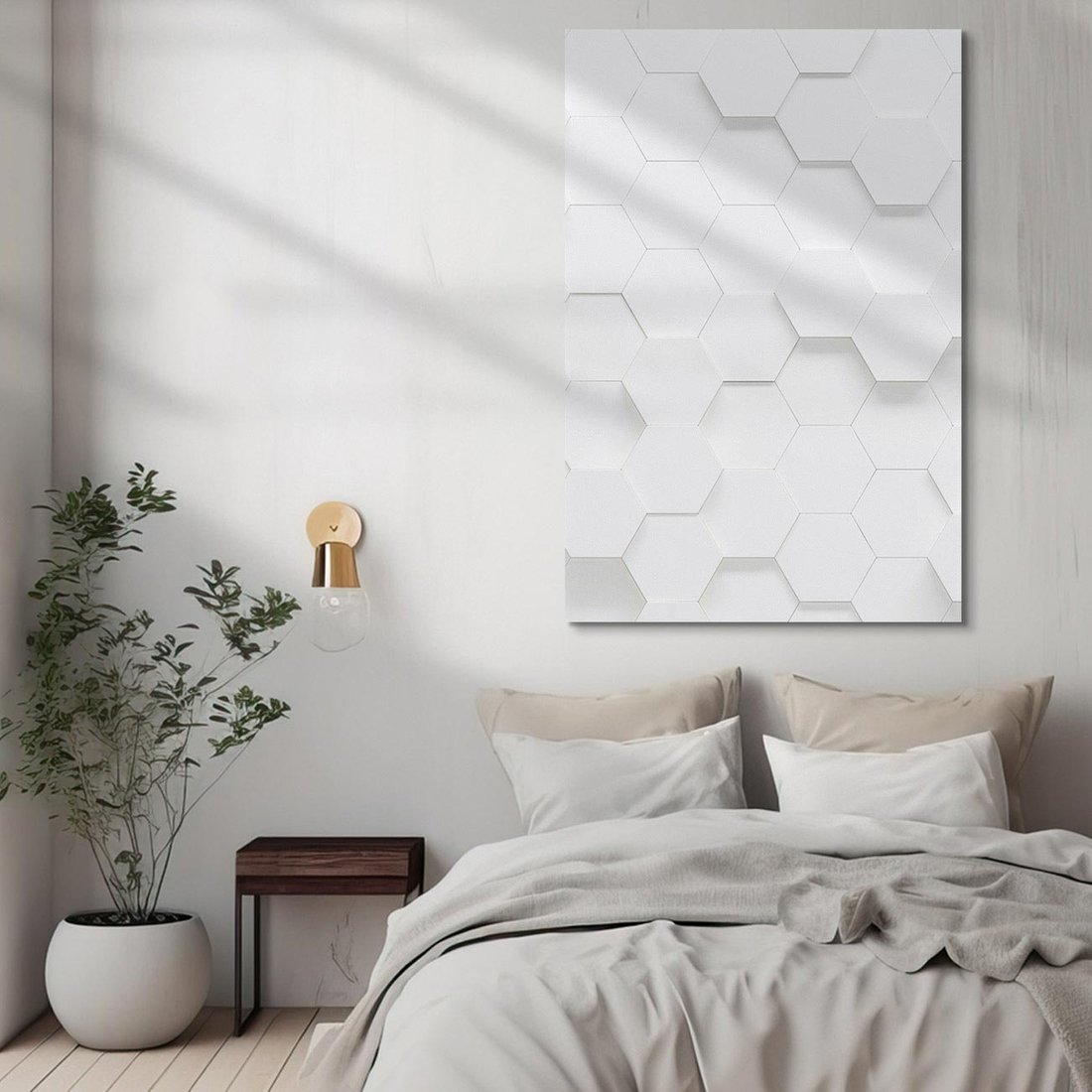 Obraz na płótnie 70x100 - Intrygujący Wymiar - geometria, 3D