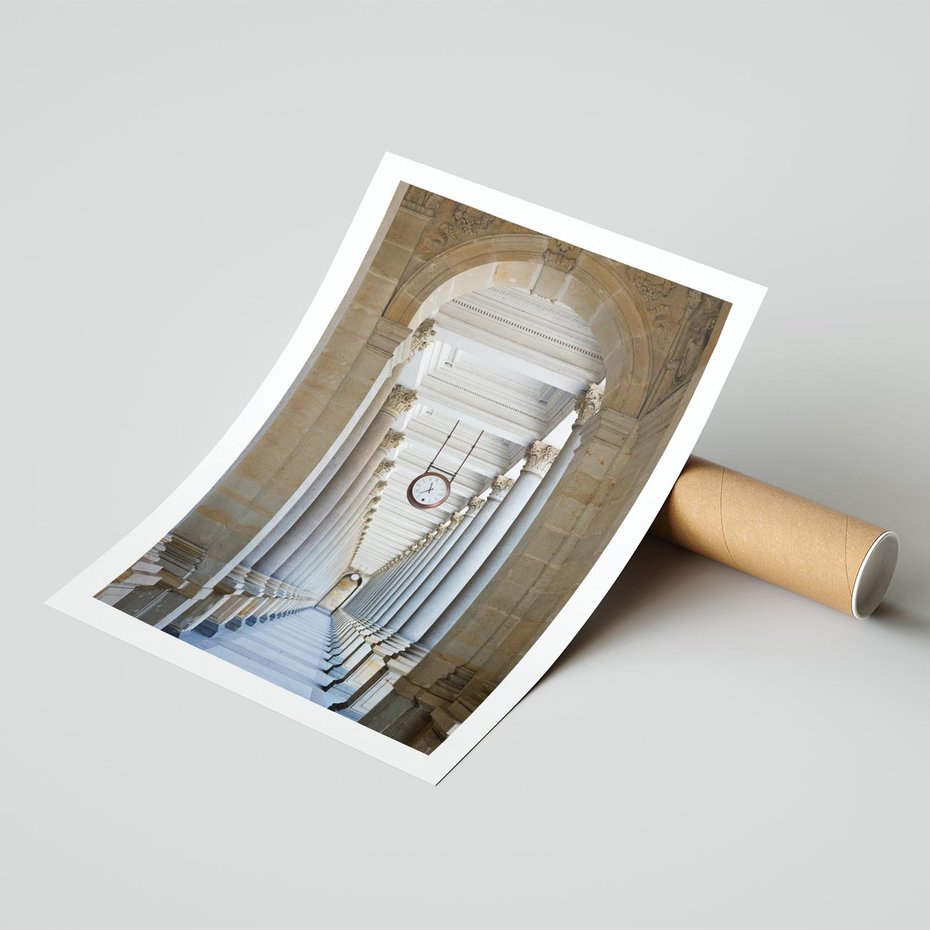 Plakat bez ramy 50x70 - Kolumny Czasu - architektura, kolumny