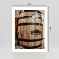 Plakat bez ramy 40x50 - Rustykalna Whisky - beczka whiskey, jack daniel's