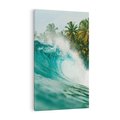 Obraz na płótnie 50x70 - Rajskie Wybrzeże - fotografia, duża fala