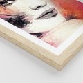 Plakat w ramie 30x40 - Kobieta w sztuce - portret, kobieta - rama drewno
