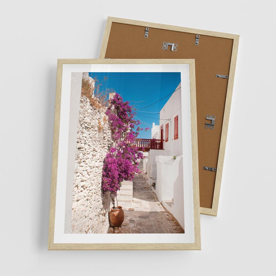 Plakat w ramie 50x70 - Chorwackie Wakacje - Chorwacja, wakacje - rama drewno