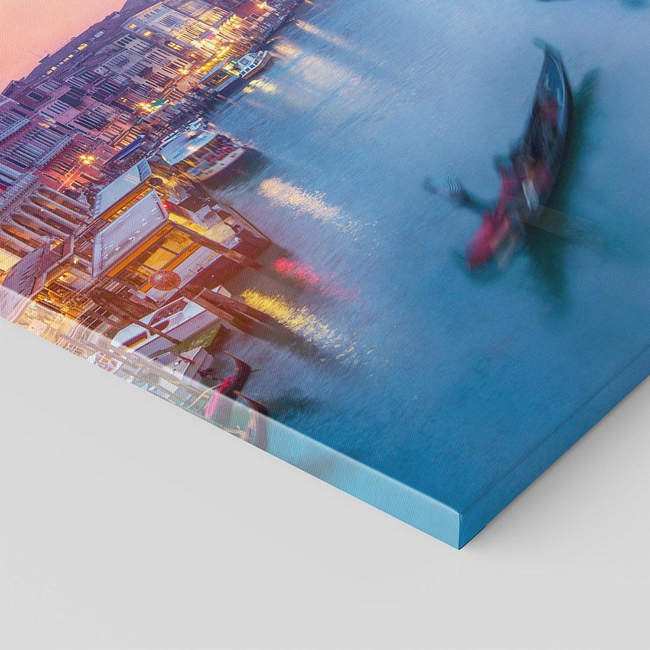 Obraz na płótnie 60x60 - Romantyczna Wenecja we Włoszech - Wenecja, Włochy