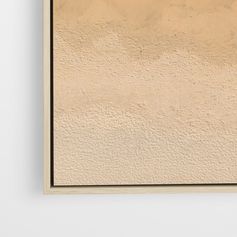 Obraz w ramie 80x120 - Oaza Relaksu - plaża, morze - rama drewno