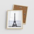 Plakat w ramie 40x50 - Eiffla w mglistym świetle - Eiffla, Paryż - rama drewno