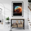 Plakat bez ramy 30x40 - Nieznane przestrzenie - planeta, kosmos