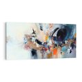 Obraz na płótnie 100x50 - Kontrapunkty zatajonych uczuć - dynamiczna abstrakcja, bałagan na płótnie