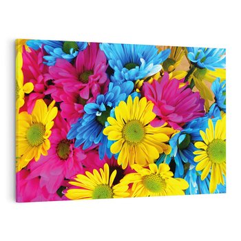 Obraz na płótnie 100x70 - Kwiatowy Świat - kwiat, kwiaty