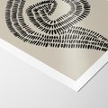 Plakat bez ramy 21x30 - Nowoczesne Spektrum Wyobraźni - boho plakat, czarne kropki kreski