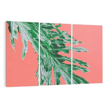 Obraz na płótnie 120x80 - Energetyczna Eksplozja Natury - liście, kolor